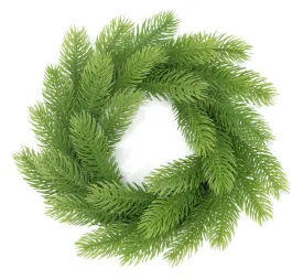 10" Light Green Molded Tip Artificial Christmas Wreath on Twig Base - Unlit