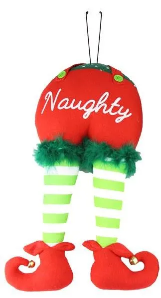 18" Elf Bottom: Naughty