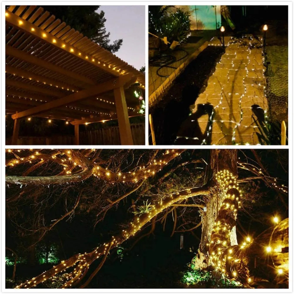 240 LED Solar String Lights Outdoor Garden