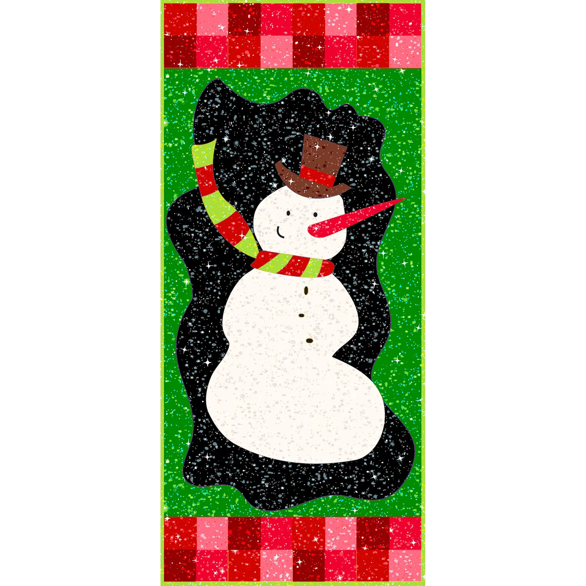 A Twinkling X'mas Pair Quilt YF-105e - Downloadable Pattern