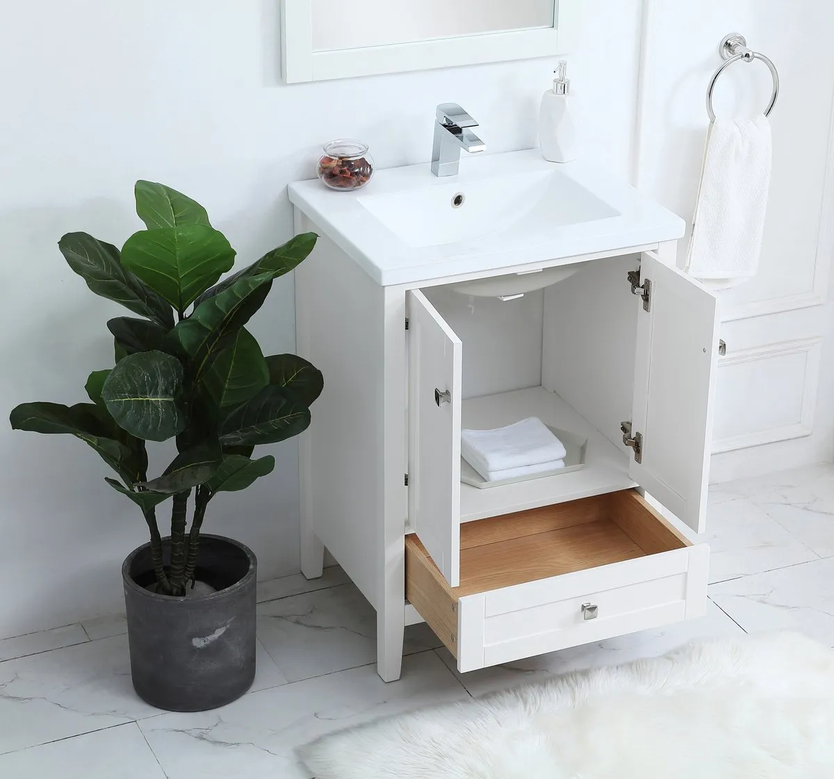 Aqua Bathroom Vanity