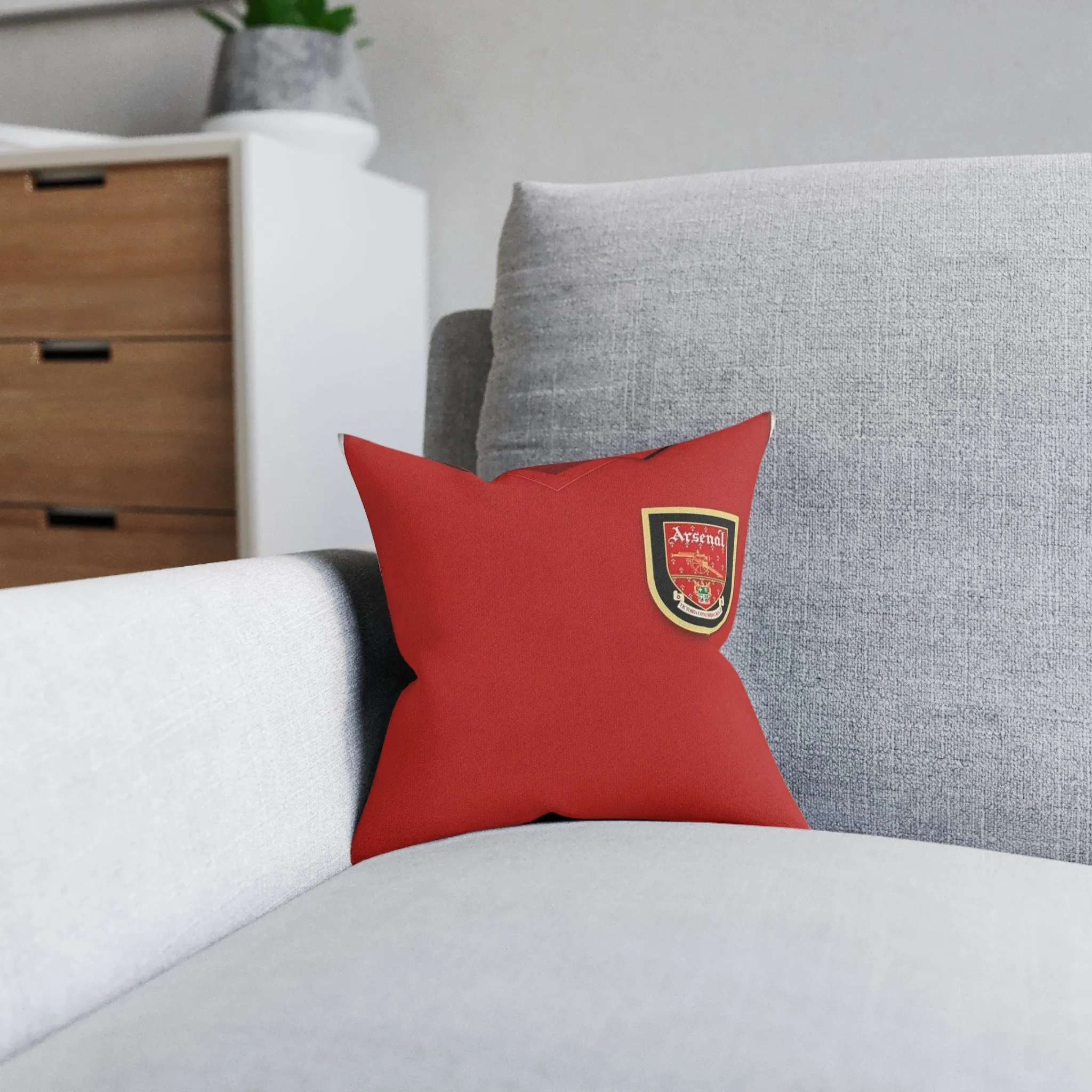 Arsenal Retro Home Kit - Square Pillow