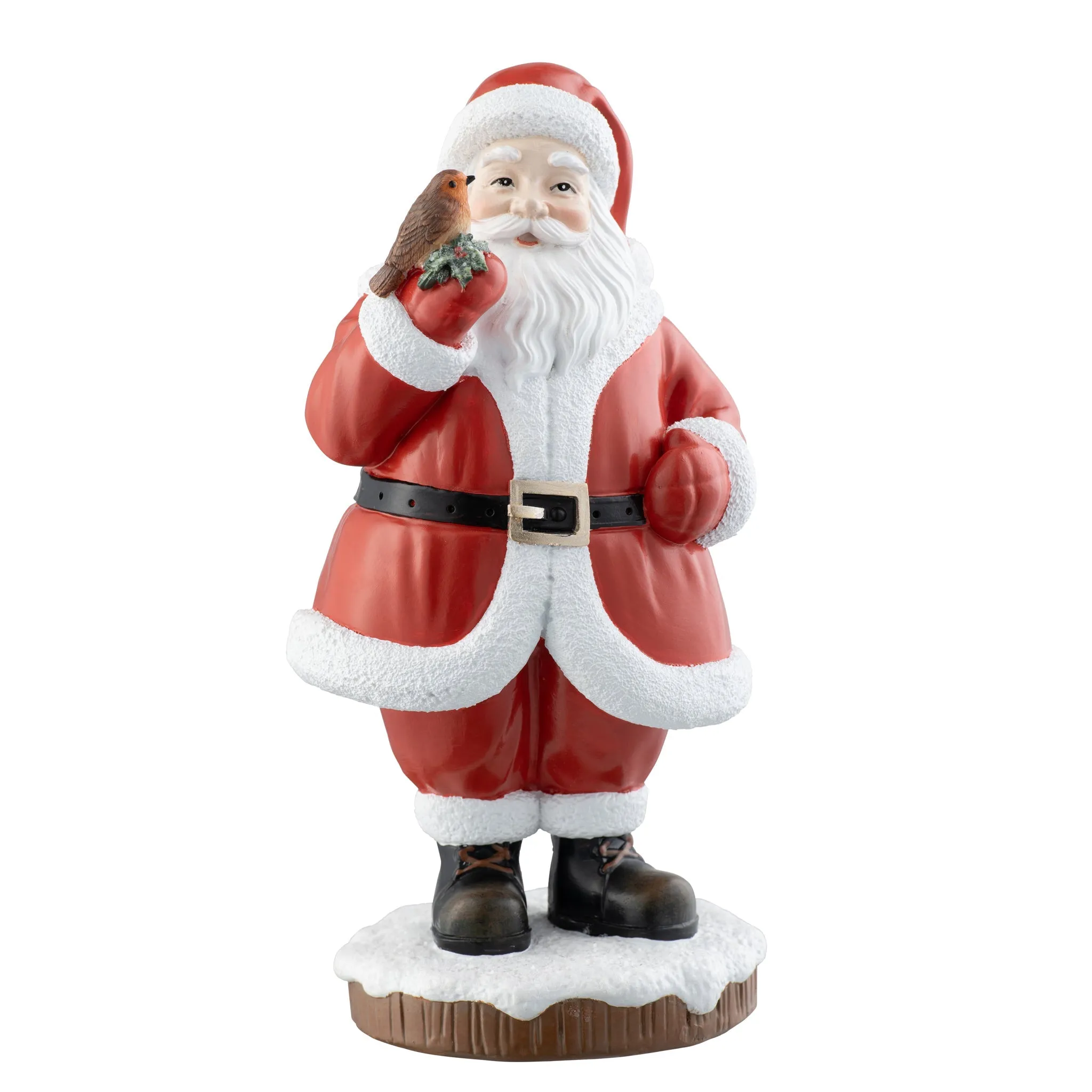 Aynsley Santa & Robin Figurine