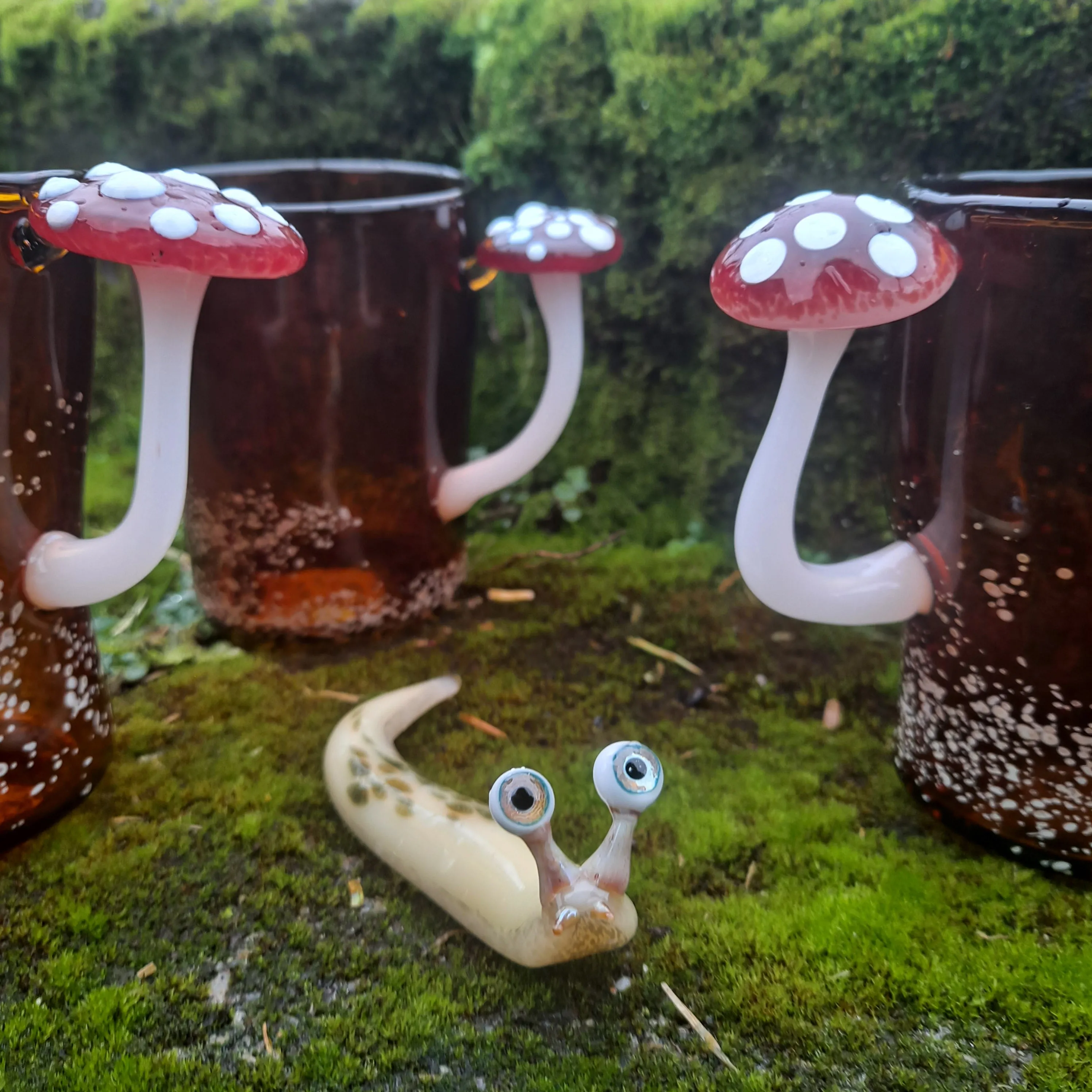 Banana Slug Figurines with Huge Eyeballs, Special Edition