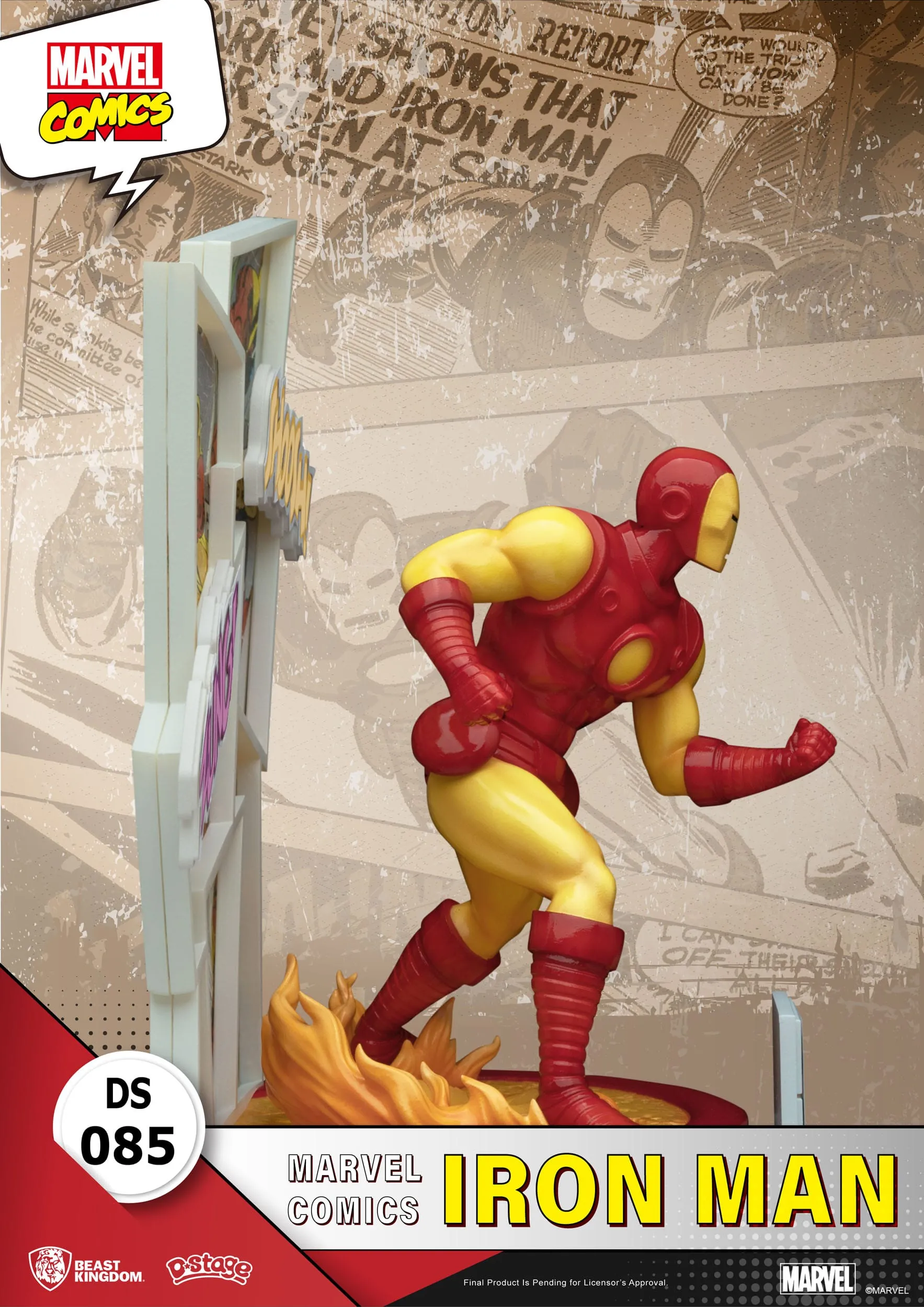 Beast Kingdom Marvel Comics Iron Man D-Stage PVC Diorama Statue