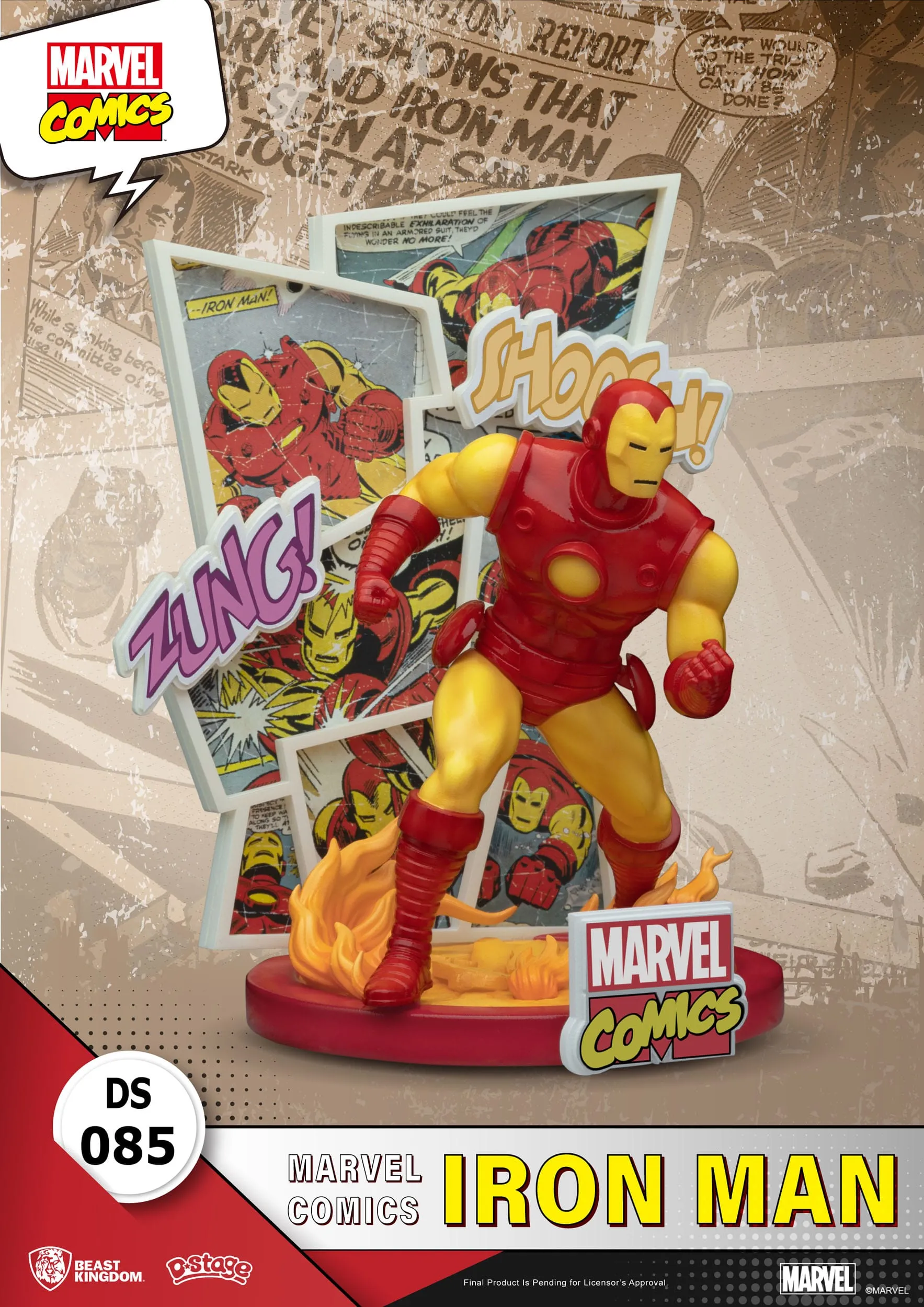 Beast Kingdom Marvel Comics Iron Man D-Stage PVC Diorama Statue