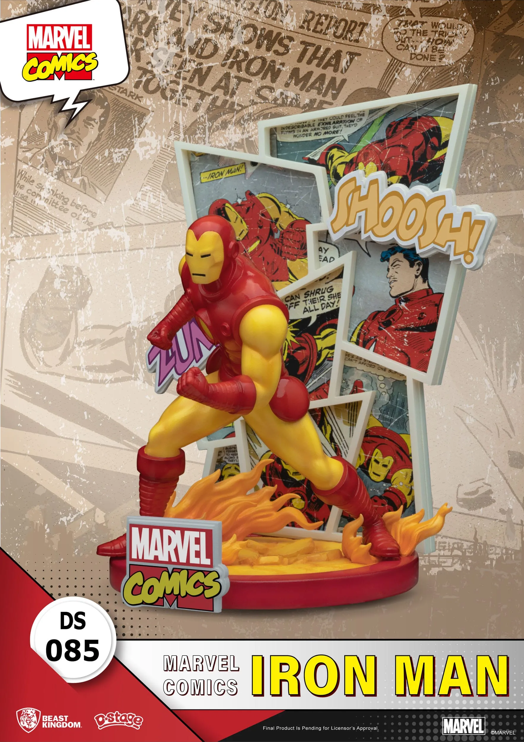 Beast Kingdom Marvel Comics Iron Man D-Stage PVC Diorama Statue