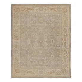 Beige Traditional Silk Rug - 11'10" x 14'11"