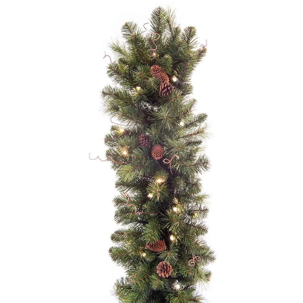 Black Forest LED Garland - 9 Foot