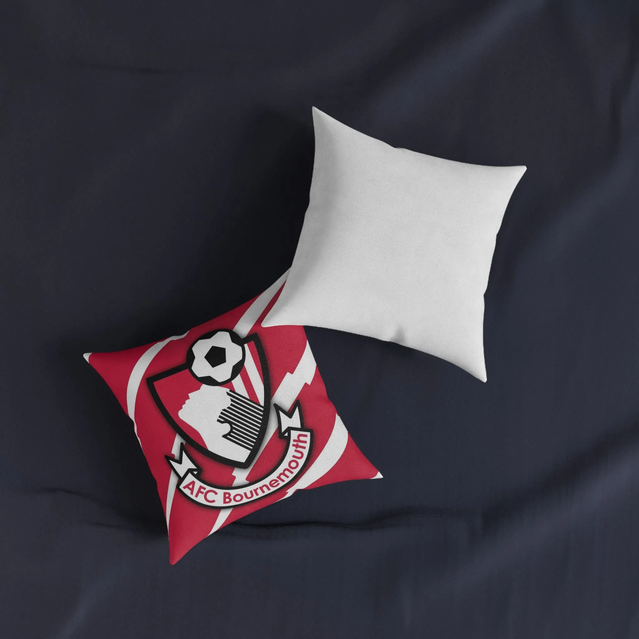 Bournemouth Retro Square Pillow