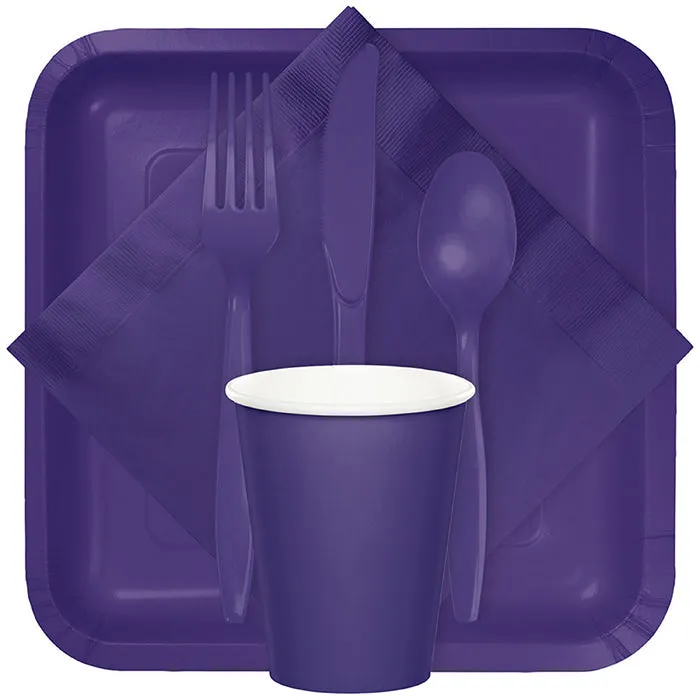 Bulk Purple 2 Ply Luncheon Napkins (600 per Case)