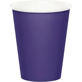 Bulk Purple 9 oz Hot & Cold Paper Cups (240 per Case)