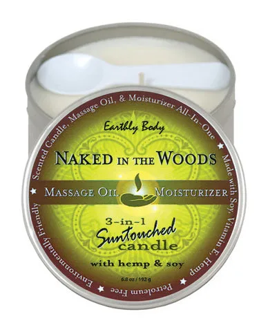 CANDLE 3 IN 1 NAKED IN THE WOODS 6 OZ