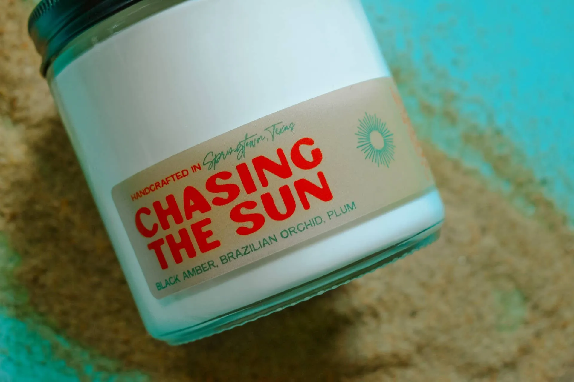 CHASING THE SUN - Black Amber & Brazilian Orchid Candle