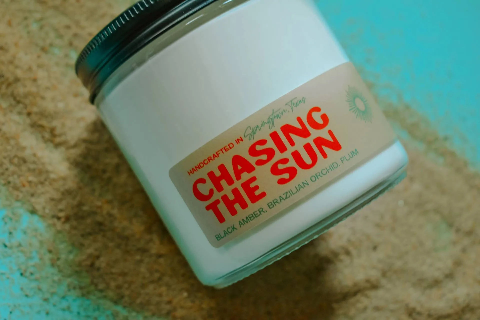 CHASING THE SUN - Black Amber & Brazilian Orchid Candle