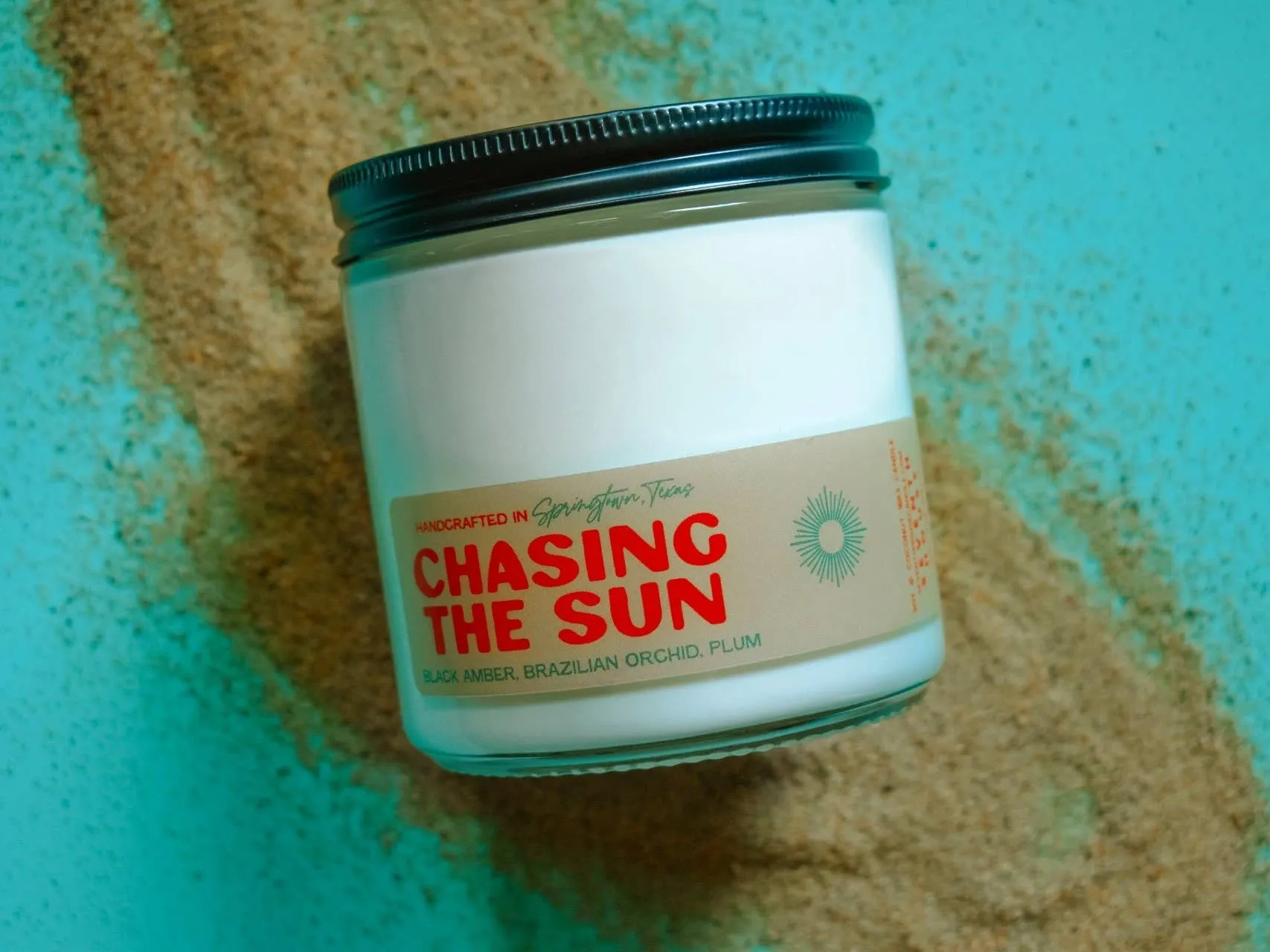 CHASING THE SUN - Black Amber & Brazilian Orchid Candle