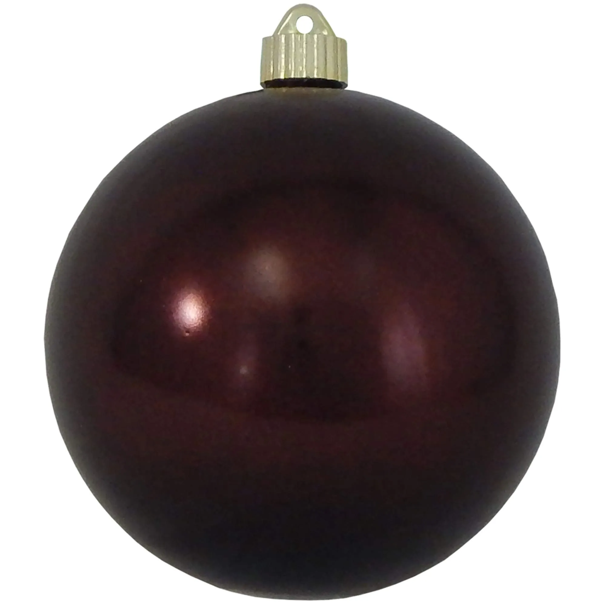 Christmas By Krebs 6" (150mm) Shiny Hot Java Brown [2 Pieces] Solid Commercial Grade Indoor and Outdoor Shatterproof Plastic, UV and Water Resistant Ball Ornament Decorations