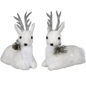 Christmas Deer Figurine