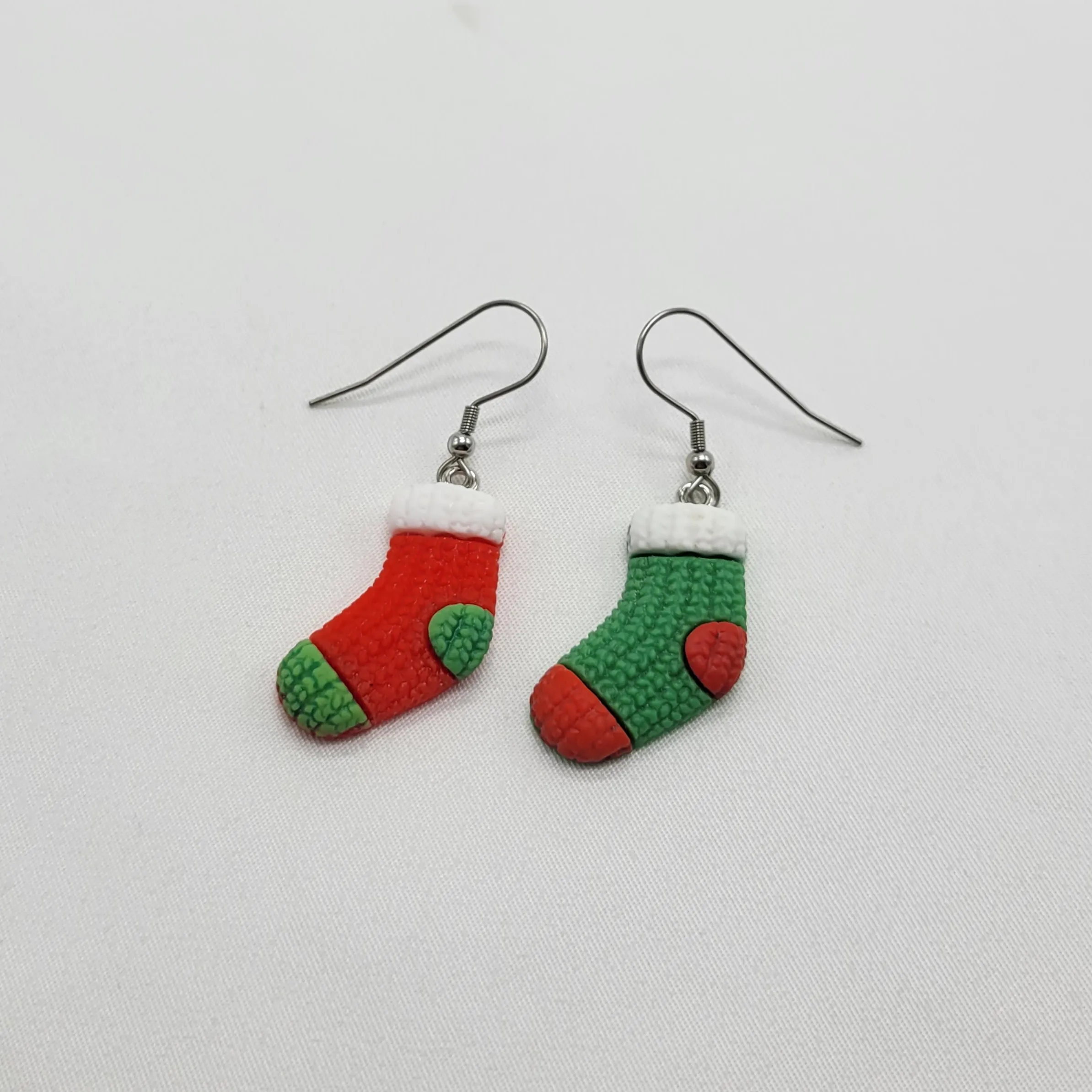 Christmas Sock Earrings