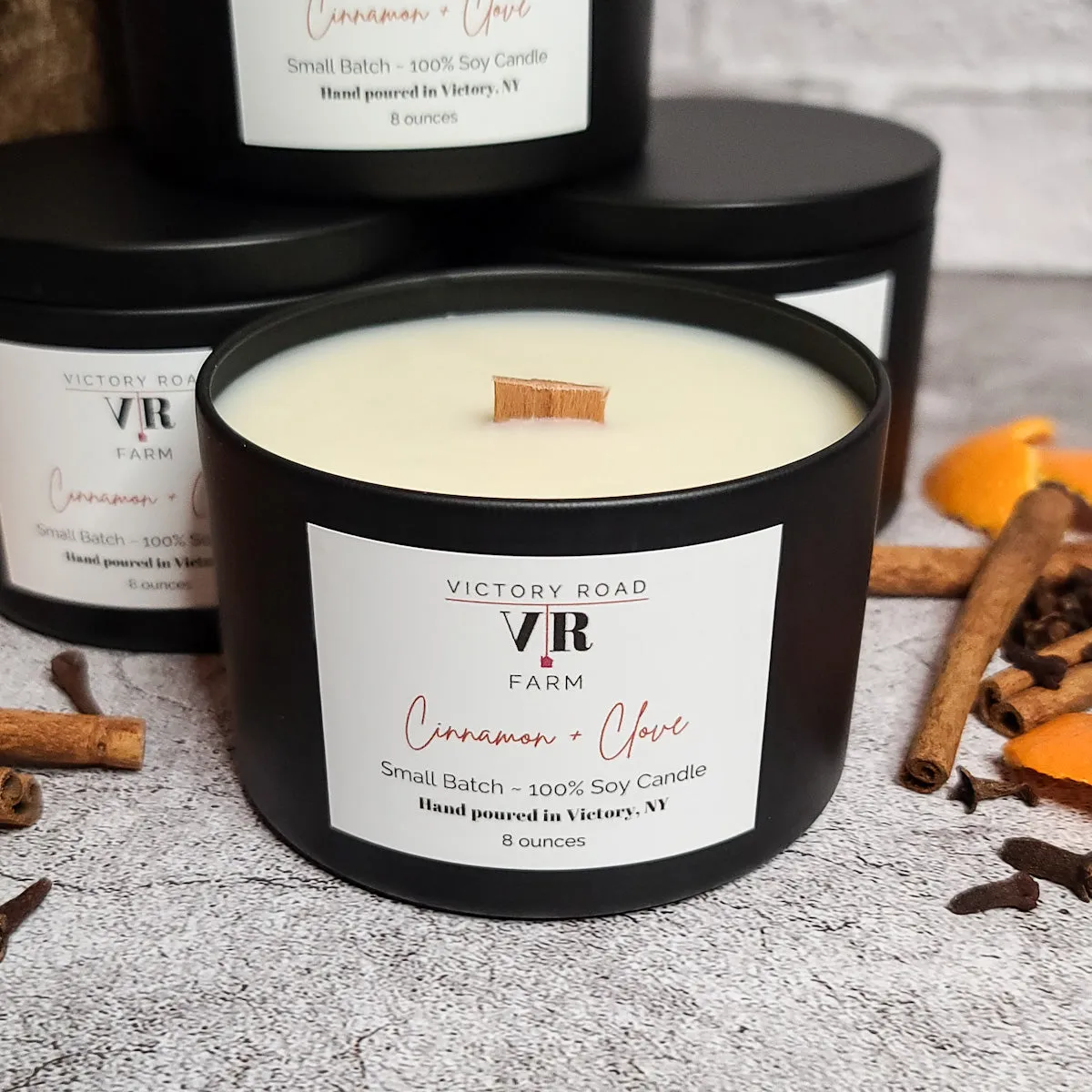 Cinnamon   Clove Soy Wax Candle