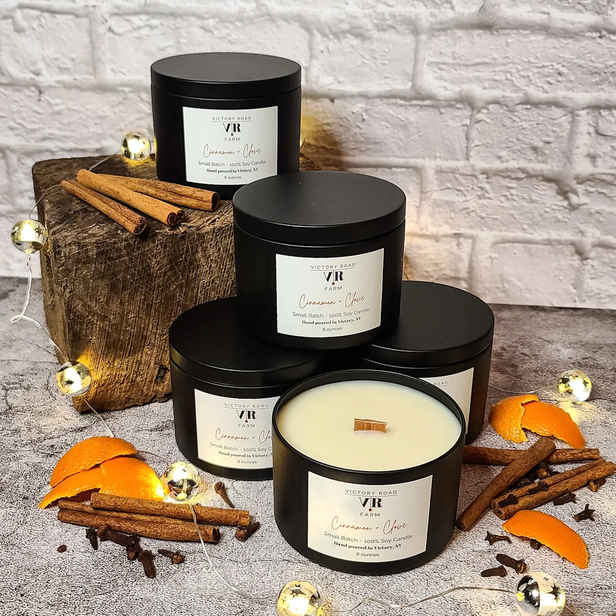 Cinnamon   Clove Soy Wax Candle