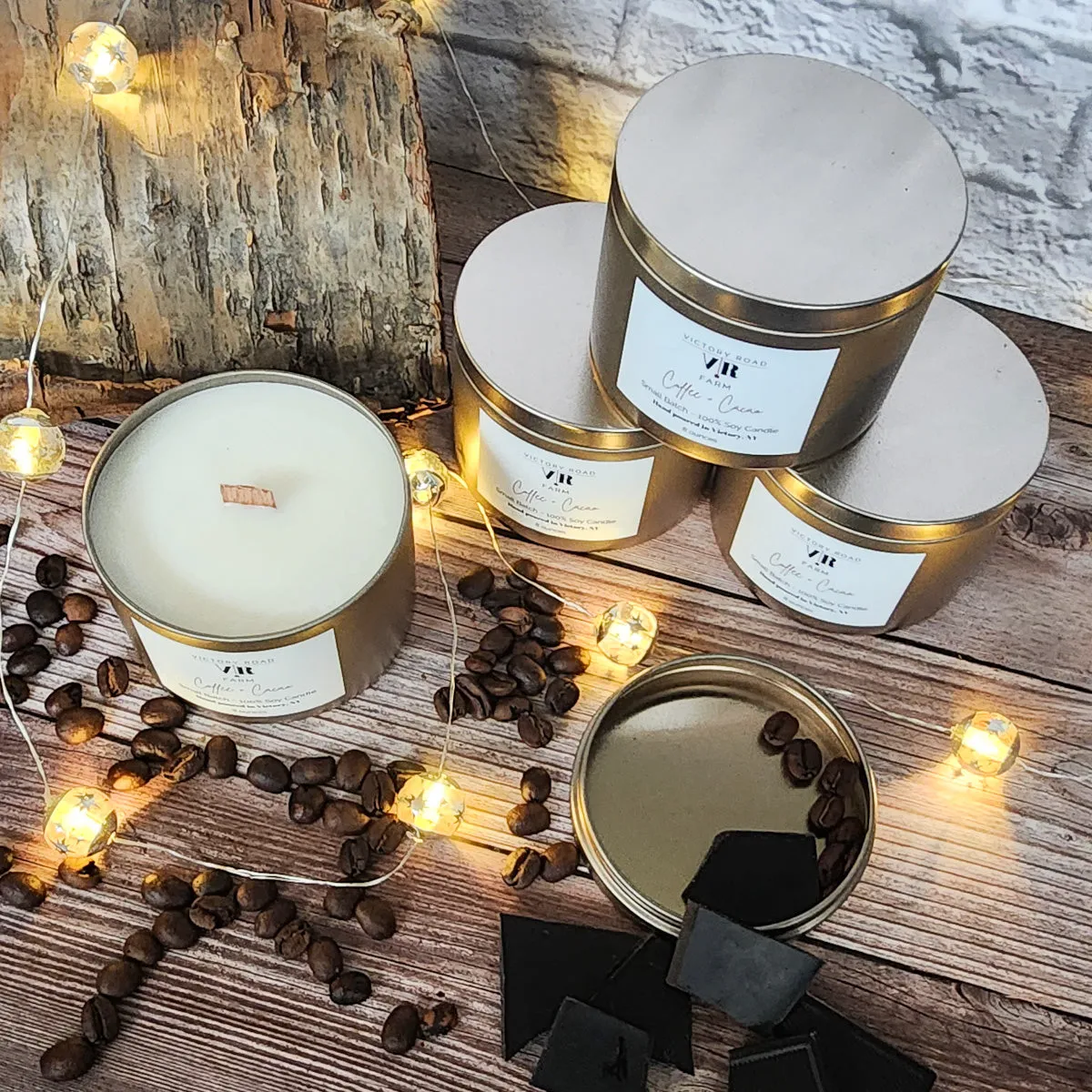 Coffee   Cacao Soy Wax Candle