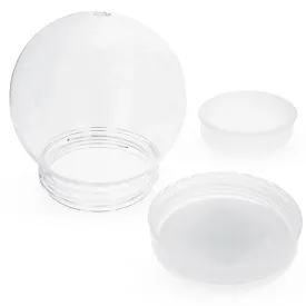 Create Your Clear Plastic Water Globe Diy Craft 4.3 Inches