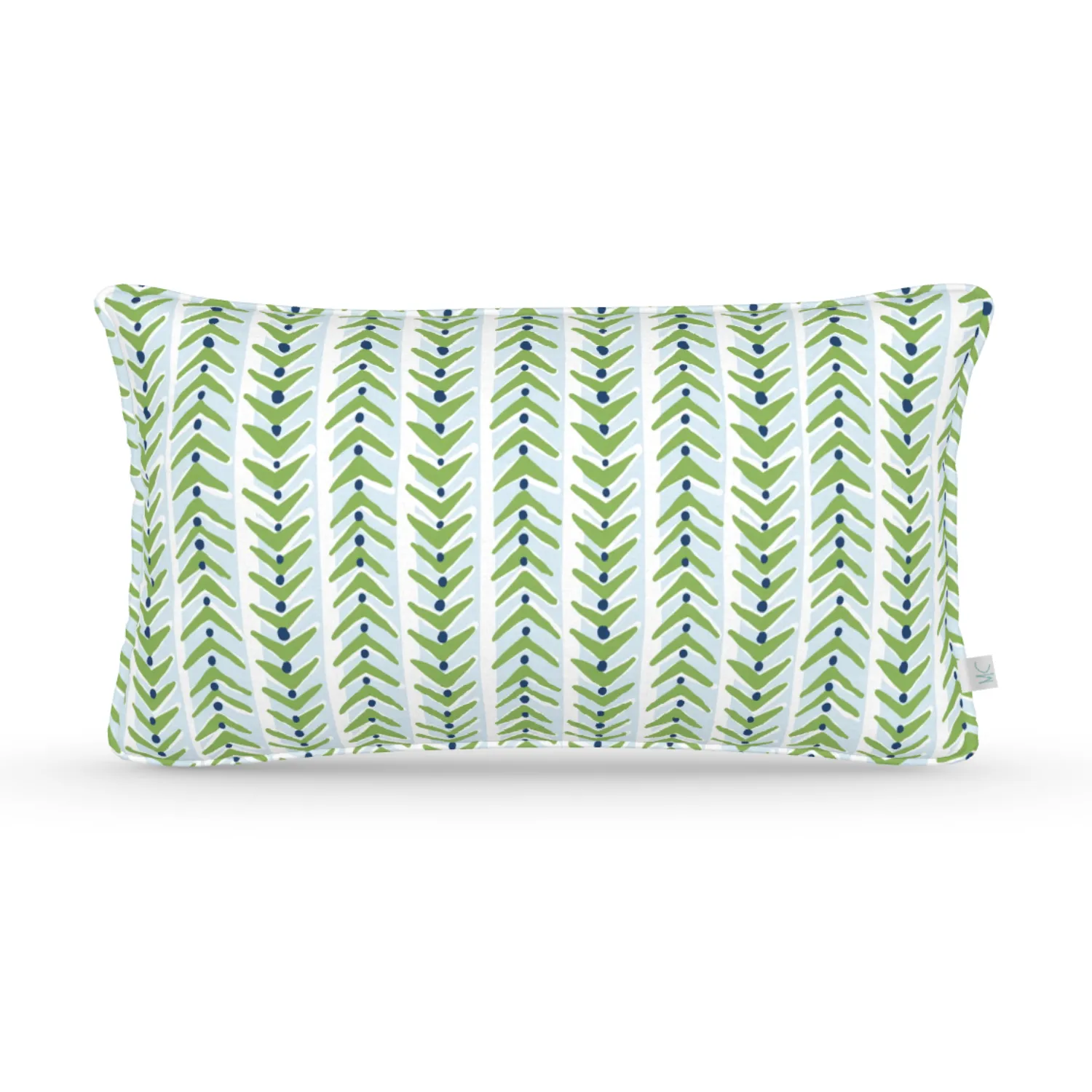 Decorative Lumbar Pillow in Boomerang: Cloud