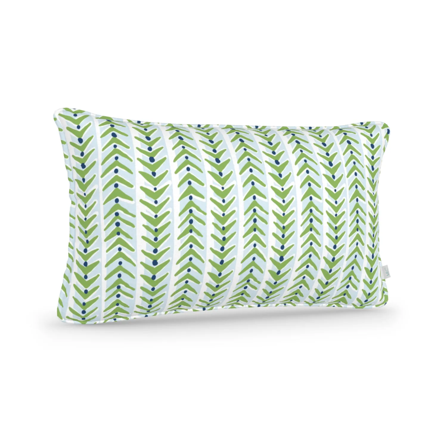 Decorative Lumbar Pillow in Boomerang: Cloud