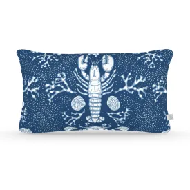 Decorative Lumbar Pillow in Clambake: Marine