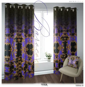 Decorative Purple PREMIUM Curtain Panel. 12 Fabric Options. Made to Order. Heavy And Sheer. 100044B