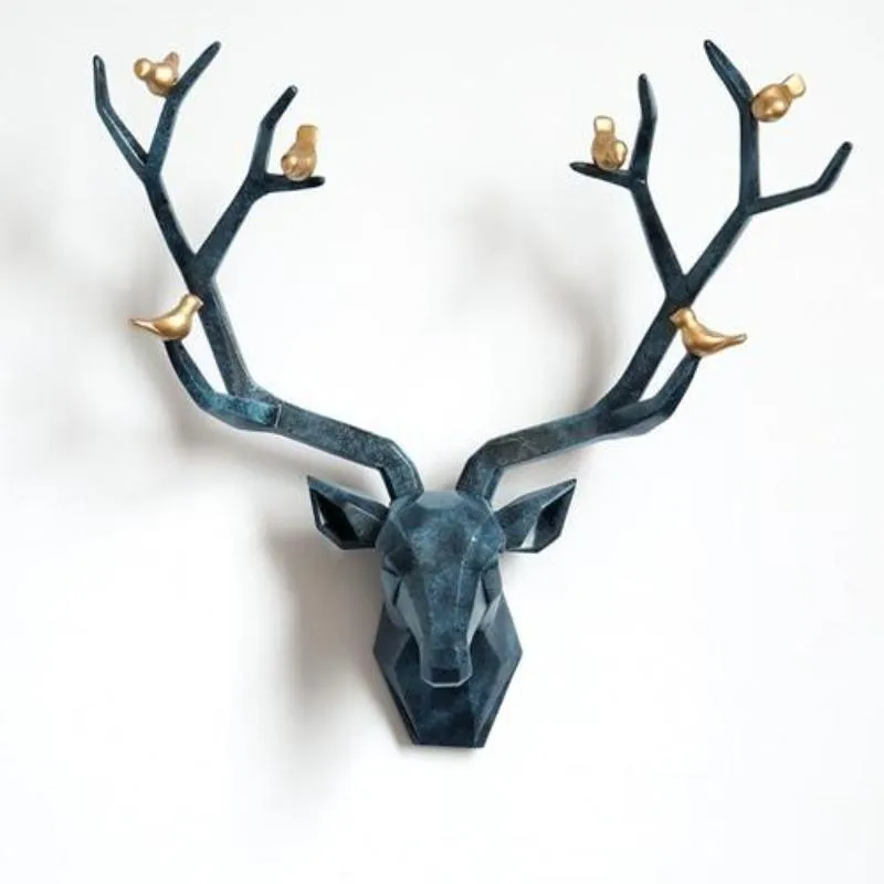 Deer Head Sculpture Wall Decor