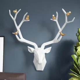 Deer Head Sculpture Wall Decor