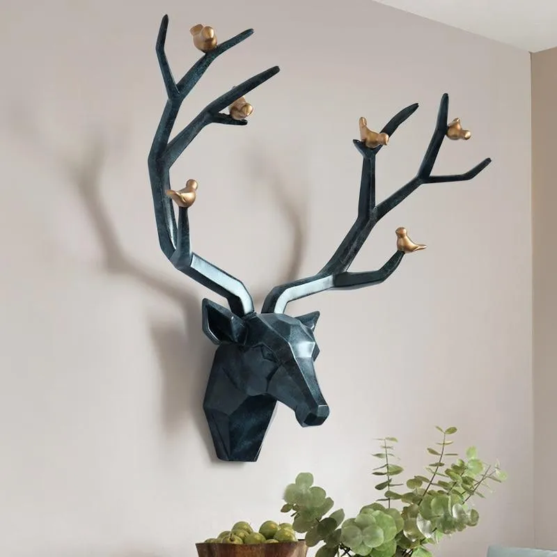 Deer Head Sculpture Wall Decor