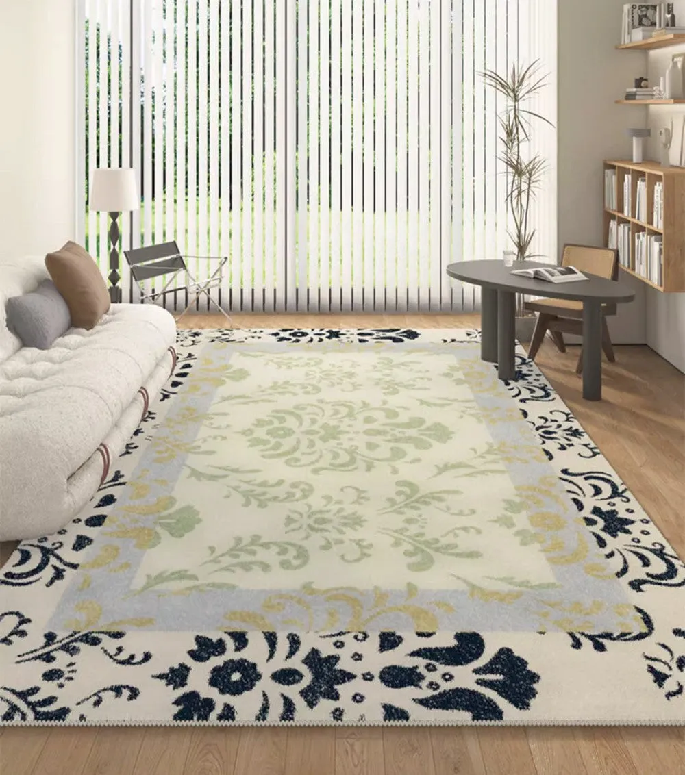 Entryway Modern Runner Rugs, Soft Contemporary Area Rugs Next to Bed, Abstract Area Rugs for Living Room, Modern Rugs for Dining Room