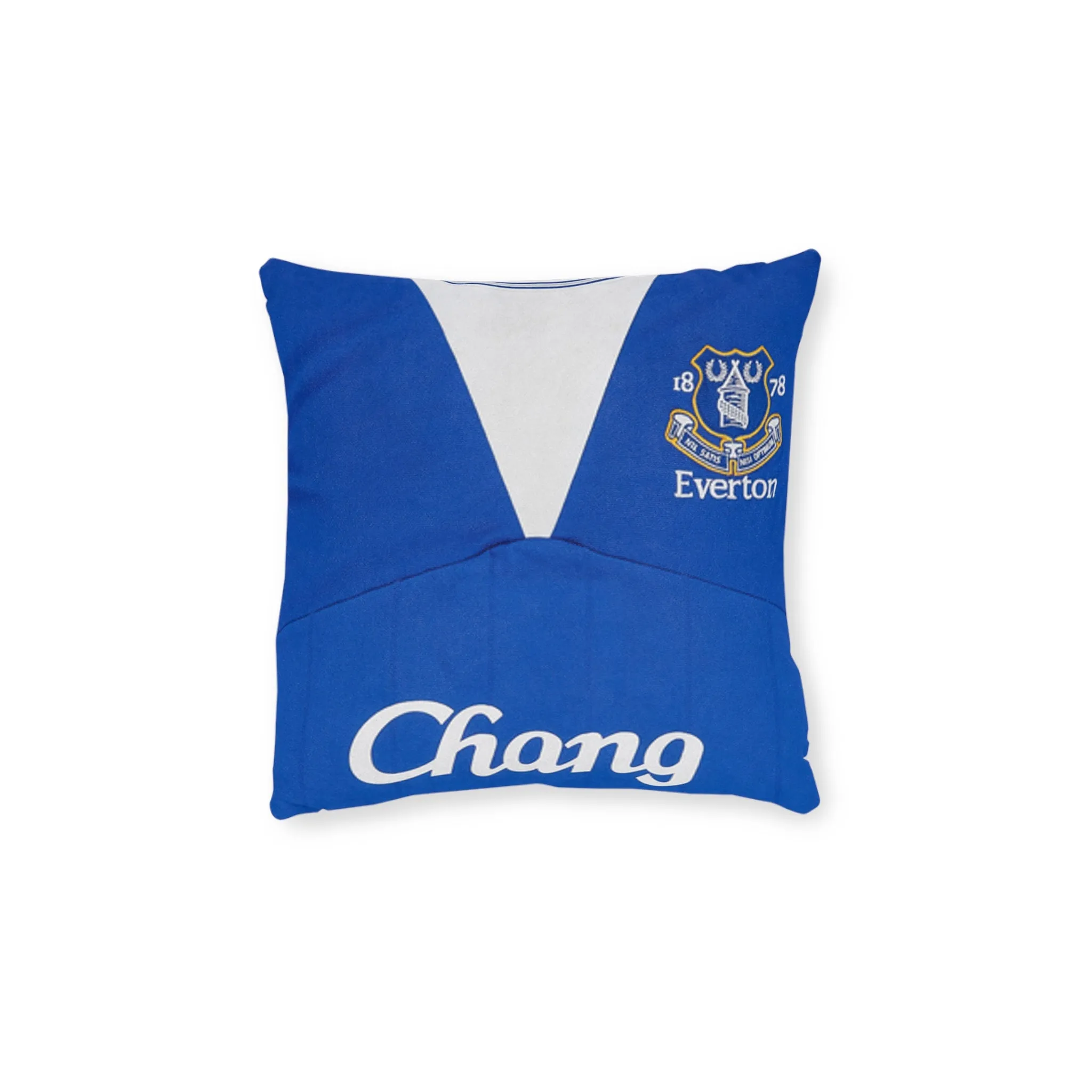 Everton Home Kit 09/10 Square Pillow