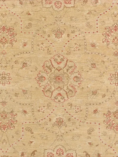 Ferehan  Hand-Knotted Lamb's Wool Area Rug