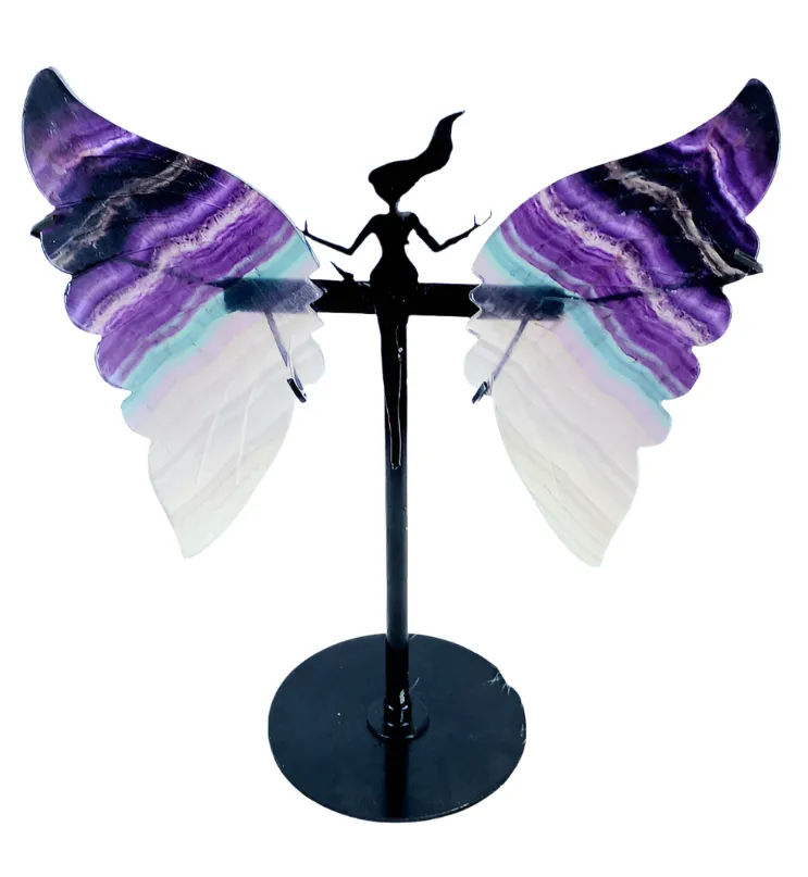 Fluorite Crystal Fairy Wings