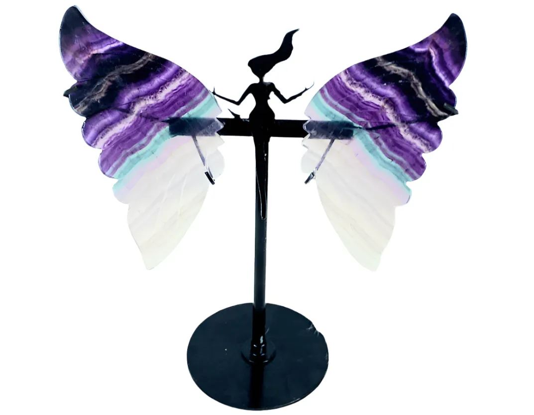 Fluorite Crystal Fairy Wings