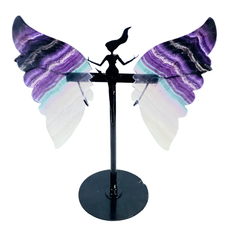 Fluorite Crystal Fairy Wings