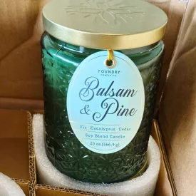 Foundry Candle co Balsam & Pine Candle 20OZ (40 Pcs Lot)