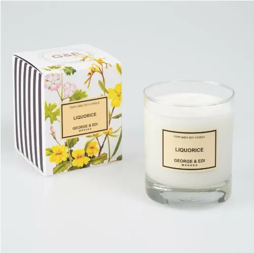 George & Edi Liquorice Candle