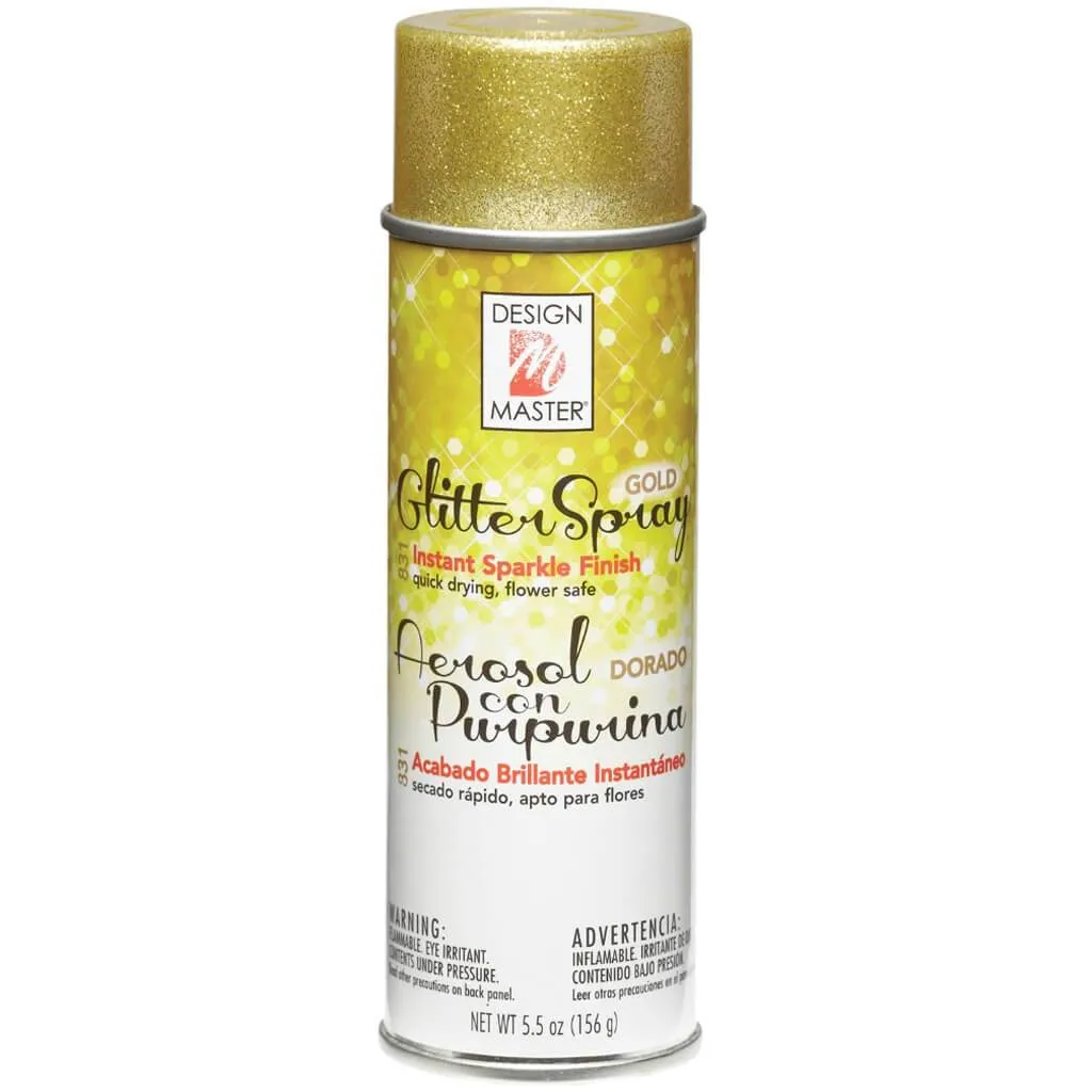 Glitter Spray 5.5oz Gold