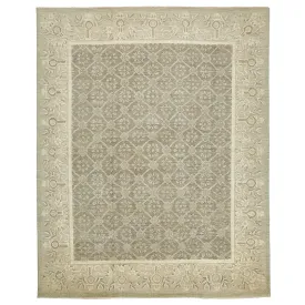 Grey Traditional Wool Rug - 11'7" x 14'3"