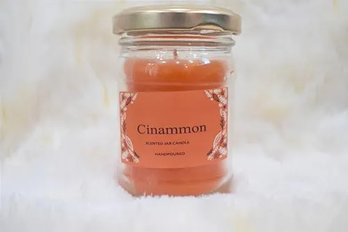 HS Candles JAM JAR Candle Cinnamon FRAGRANCES Candle