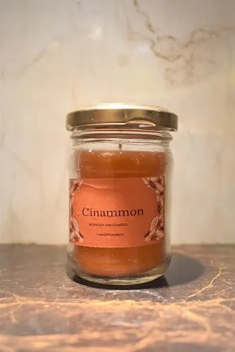 HS Candles JAM JAR Candle Cinnamon FRAGRANCES Candle