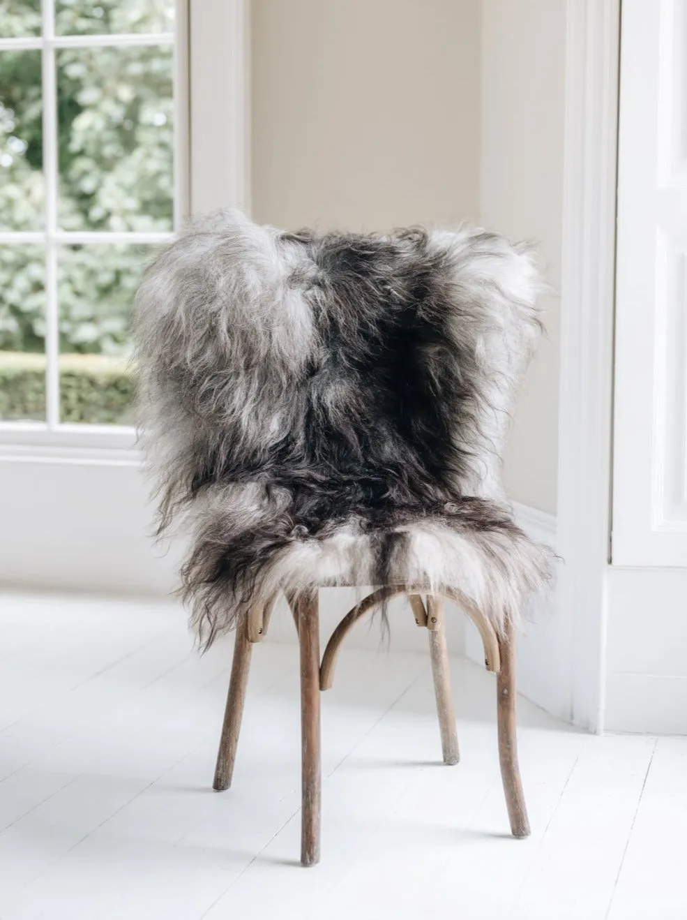 Icelandic Sheepskin Rug  Natural Grey