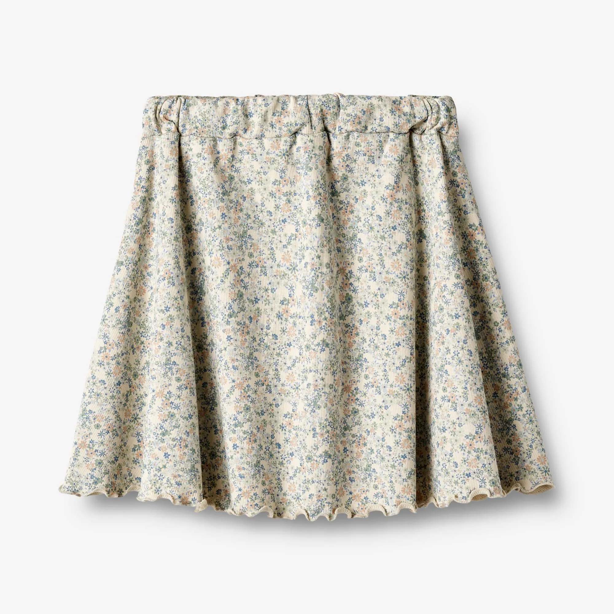 Jersey Skirt Rosie - sandshell mini flowers