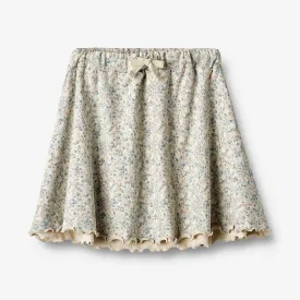 Jersey Skirt Rosie - sandshell mini flowers