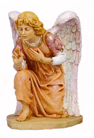 KNEELING ANGEL RIGHT HAND RAISED, 27", Fontanini, 53118